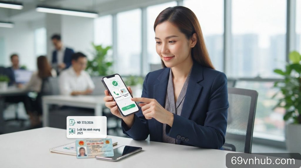 Hướng dẫn xác thực tài khoản 69VN theo quy định mới năm 2026